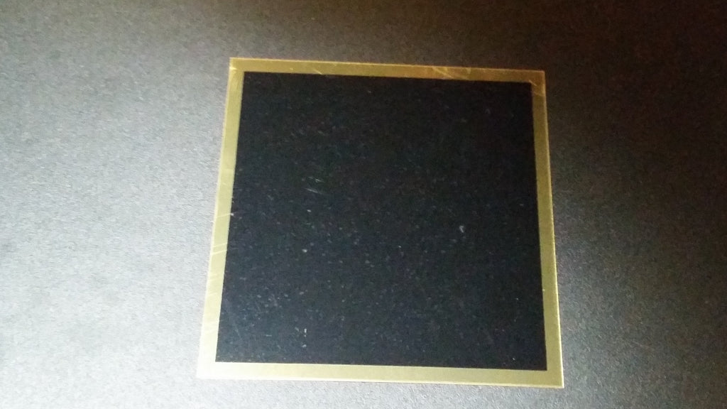 Replacement Plate Square/Gold – GoLDS Plaques