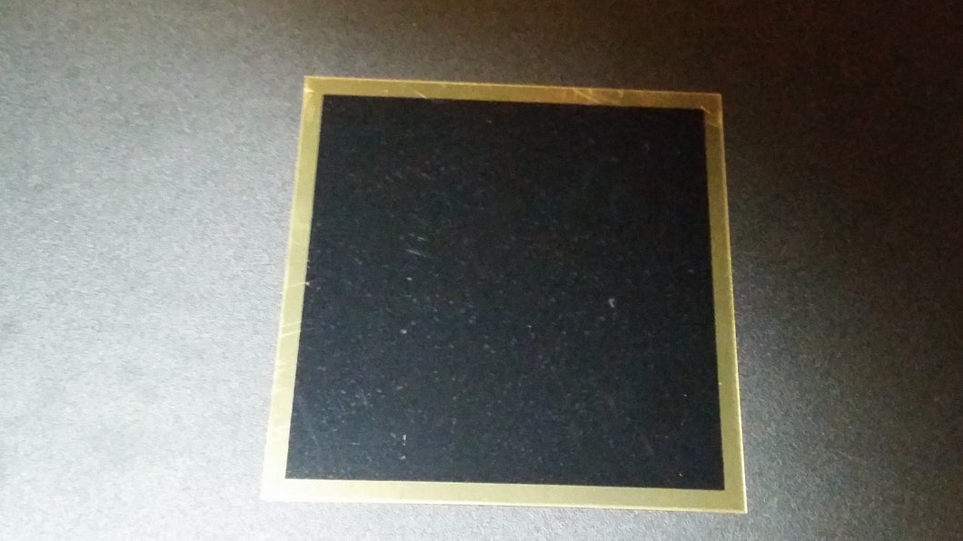 Replacement Plate Square/Gold