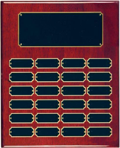 Rosewood Piano Finish 24 Plate Perpetual Plaque