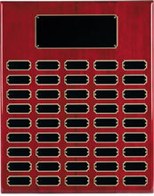 Rosewood Piano Finish 45 Plate Perpetual Plaque