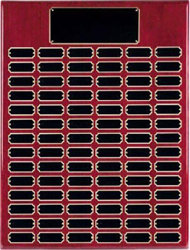 Rosewood Piano Finish 84 Plate Perpetual Plaque