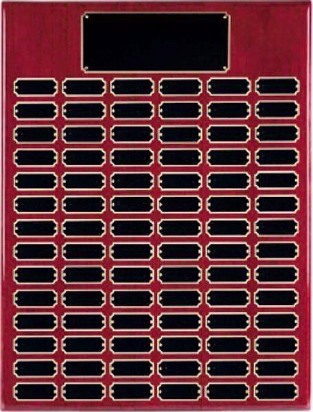 Rosewood Piano Finish 84 Plate Perpetual Plaque