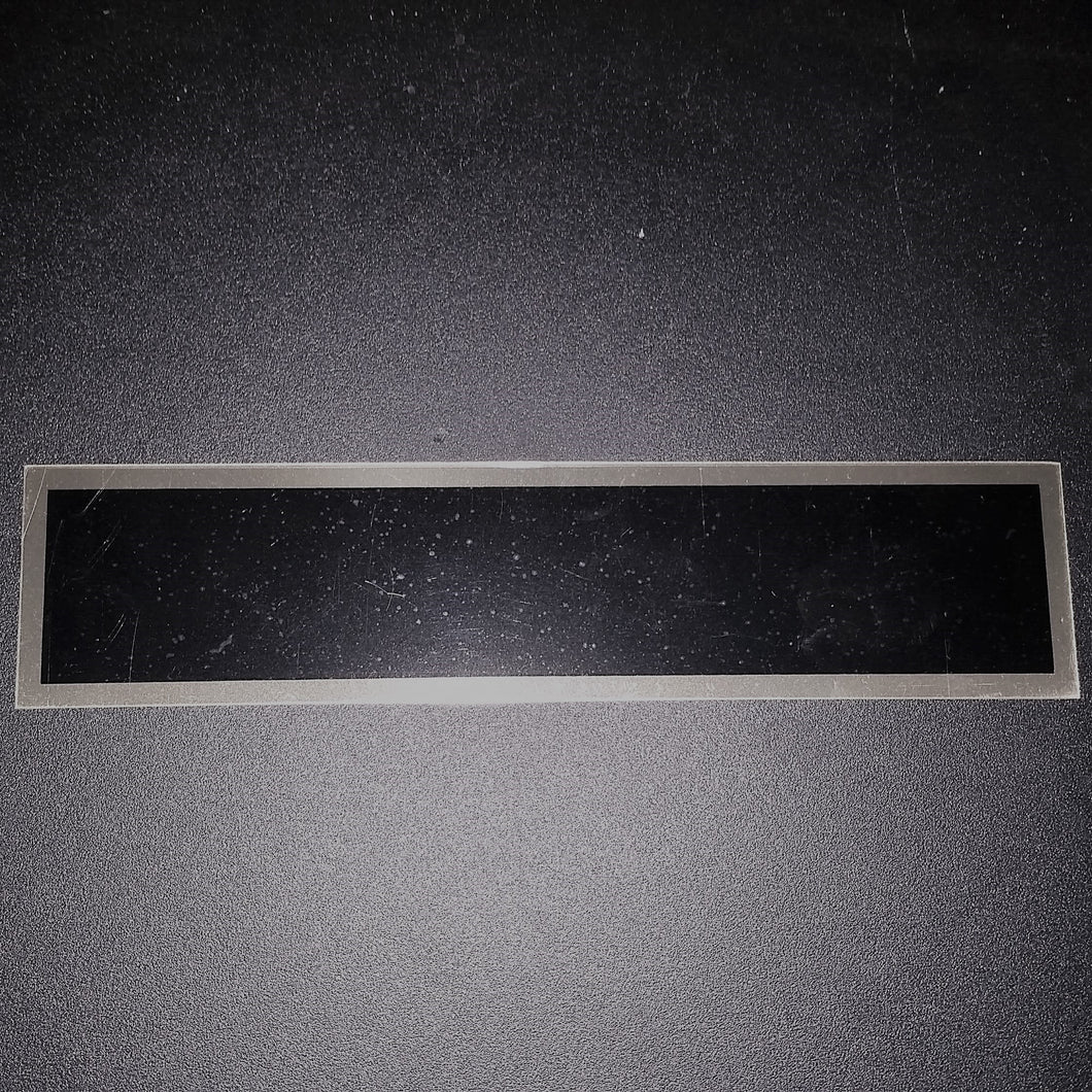 Replacement Plate Rectangle/Silver